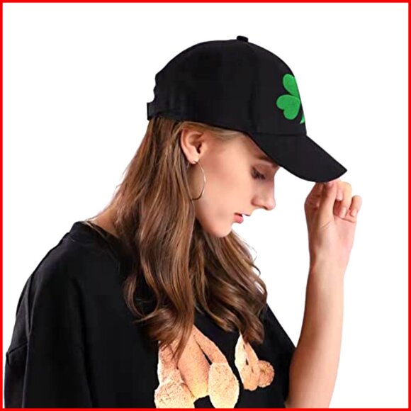 St Patrick\'s Day Shamrock Baseball Cap Cotton Adjustable UV Protection Hat